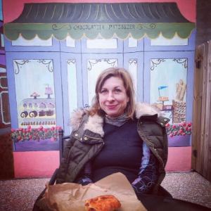 Mom and I went back to Christoph's on Tuesday for lunch. I had a ham and brie sandwich and pretended I lived in Paris.